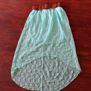 No Boundaries High-Low Skirt